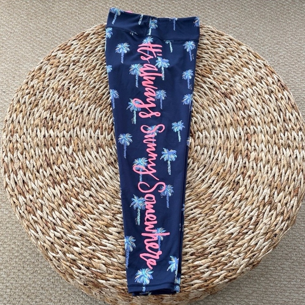 Lilly Pulitzer Luxletic Weekender Sunset Safari Palms Legging - Picture 10 of 15